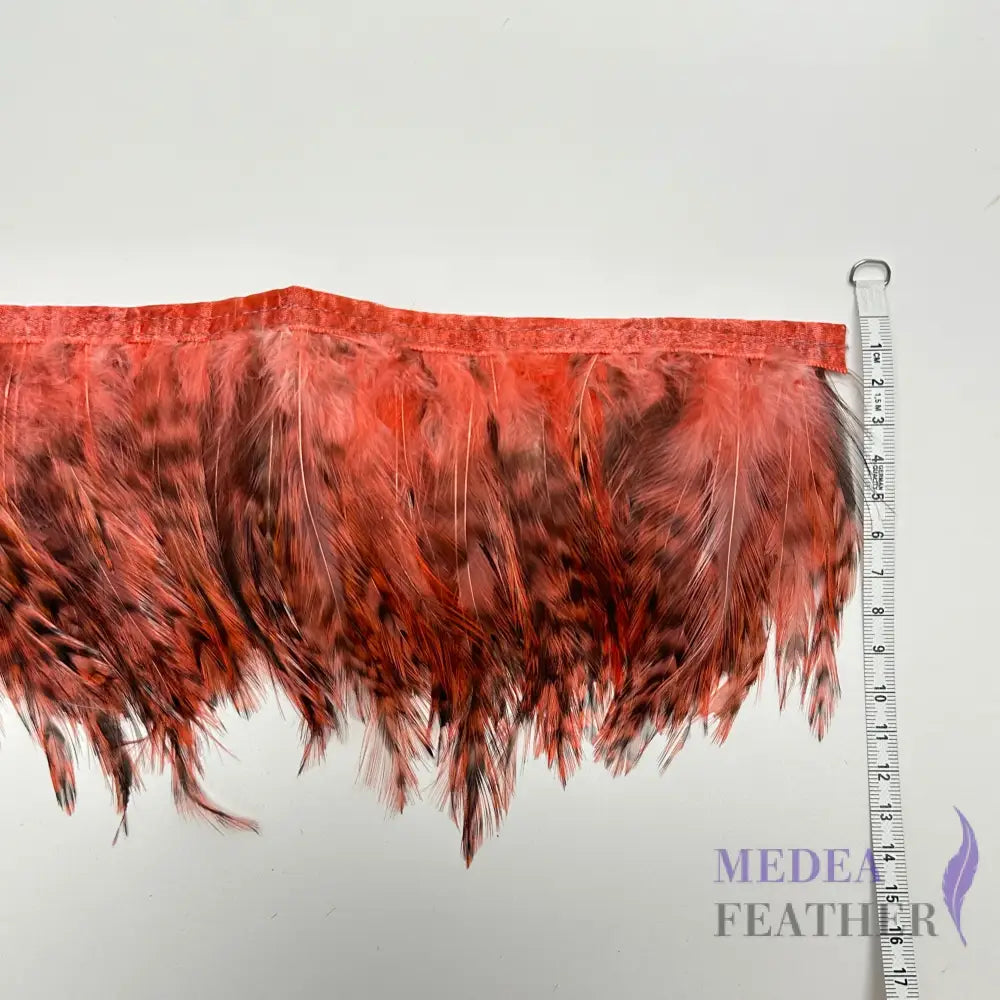 1 Yard Chinchilla Strung Rooster Neck Hackle Feathers Trim