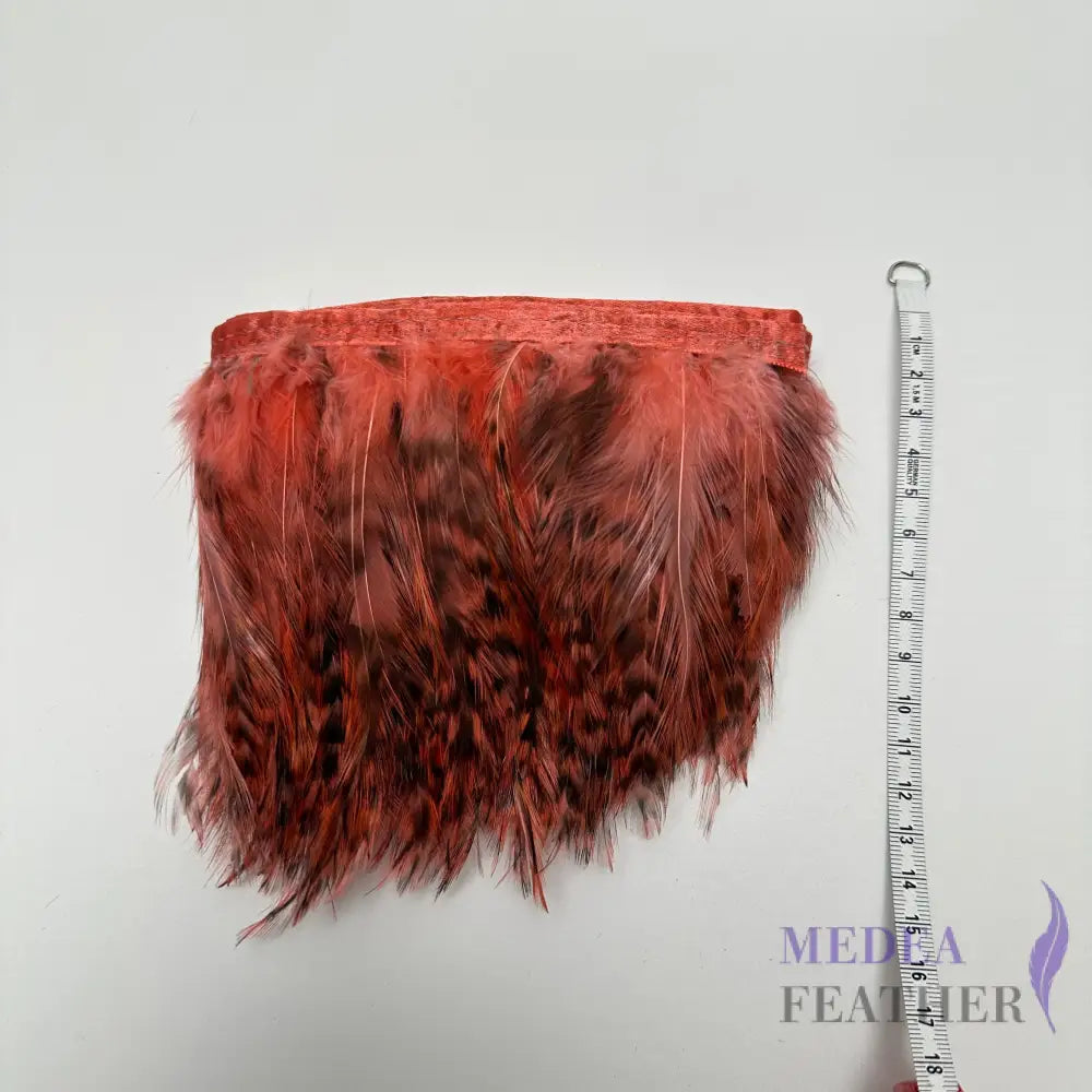1 Yard Chinchilla Strung Rooster Neck Hackle Feathers Trim