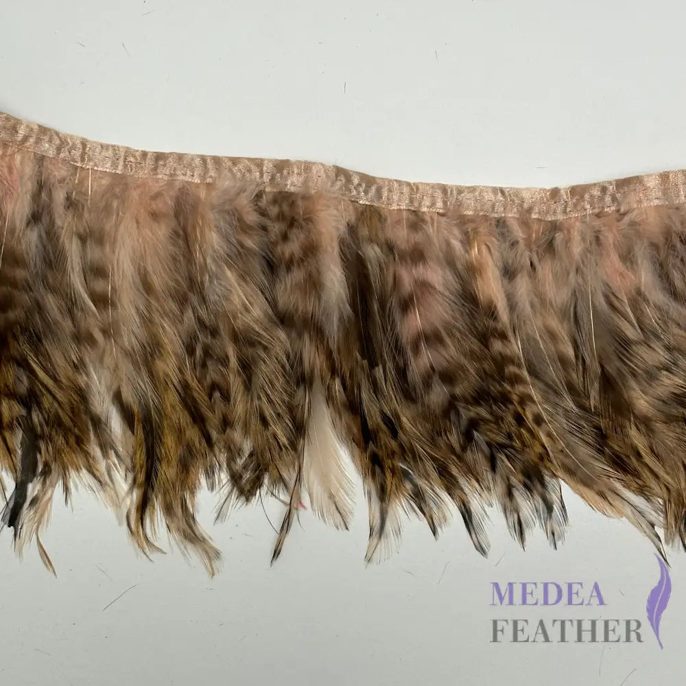 1 Yard Chinchilla Strung Rooster Neck Hackle Feathers Trim