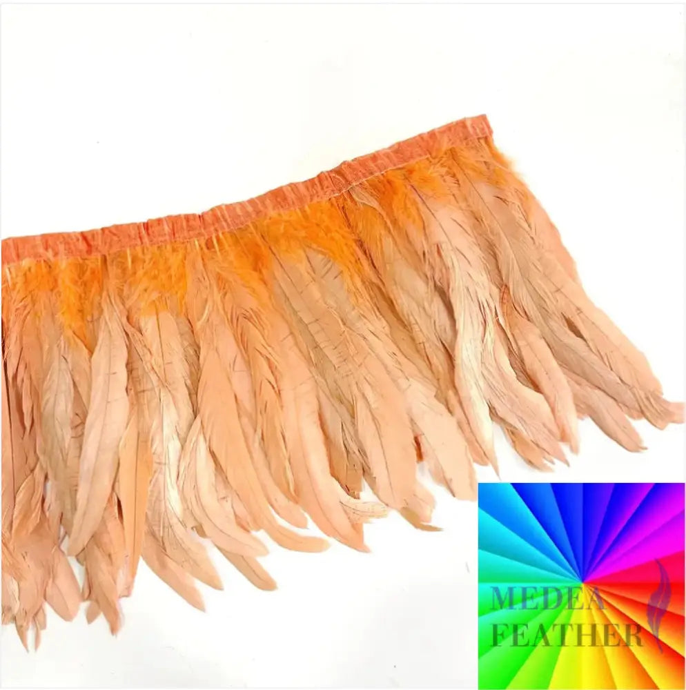 10’’-12’’ Coque Tails Long Feather Trim - 1 Meter SF007B Custom-Please add text below