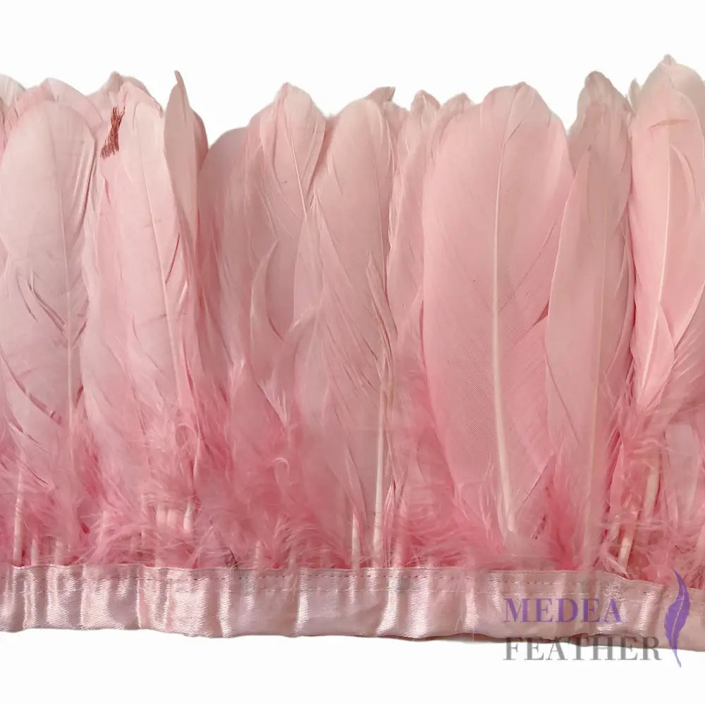 10-15cm Goose Feather Trim -1meter FTGOOSE01 - #51 pink