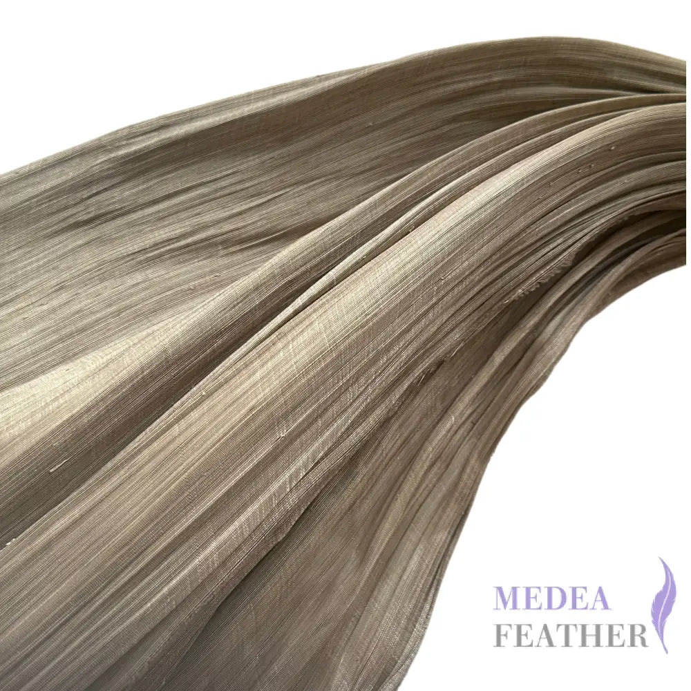 100cm Wide Silk Abaca Fabric - #106 Olive / 1/2 Meter - ready-to-ship