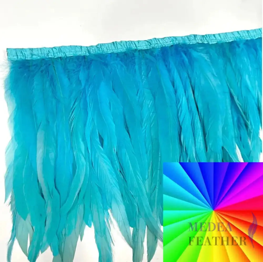 12’’-14’’ Coque Tails Long Feather Trim - 1 Meter SF007C Custom-Please add text below