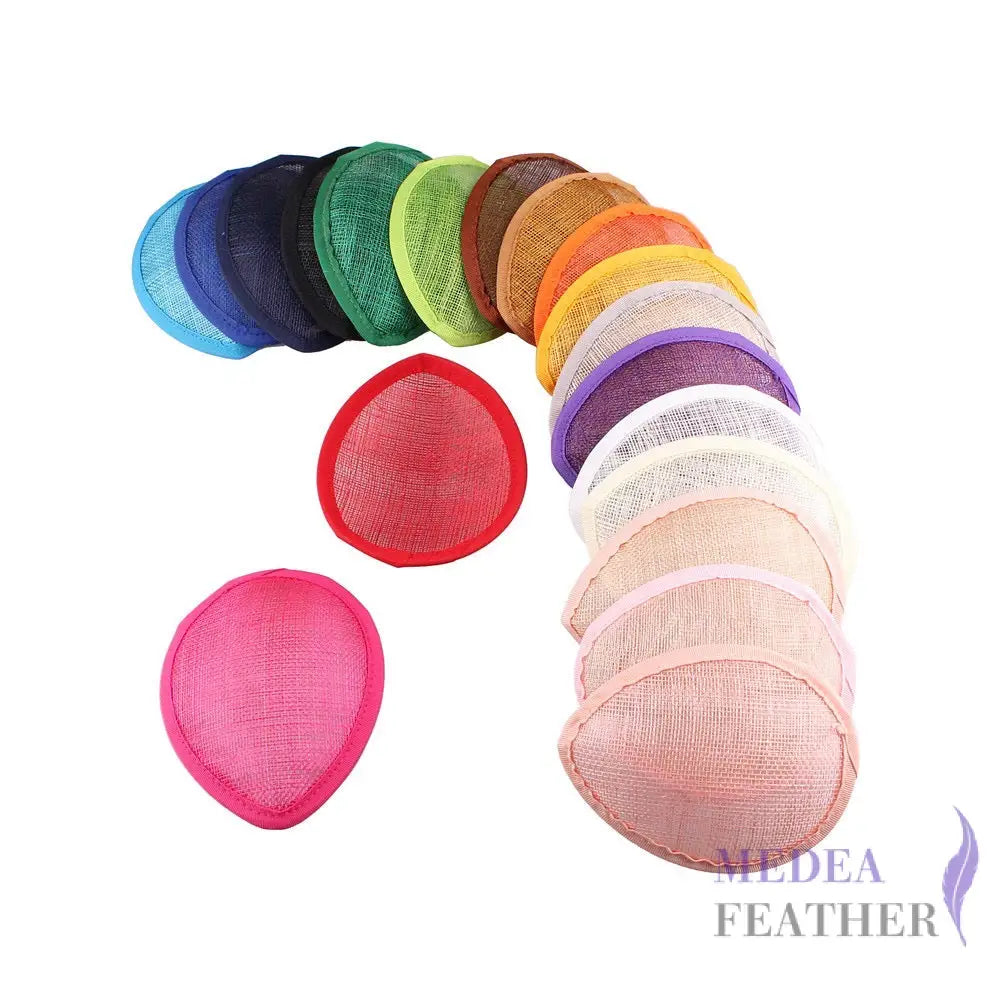13 CM DIY Fascinator Sinamay Saucer Hat Base ready-to-ship