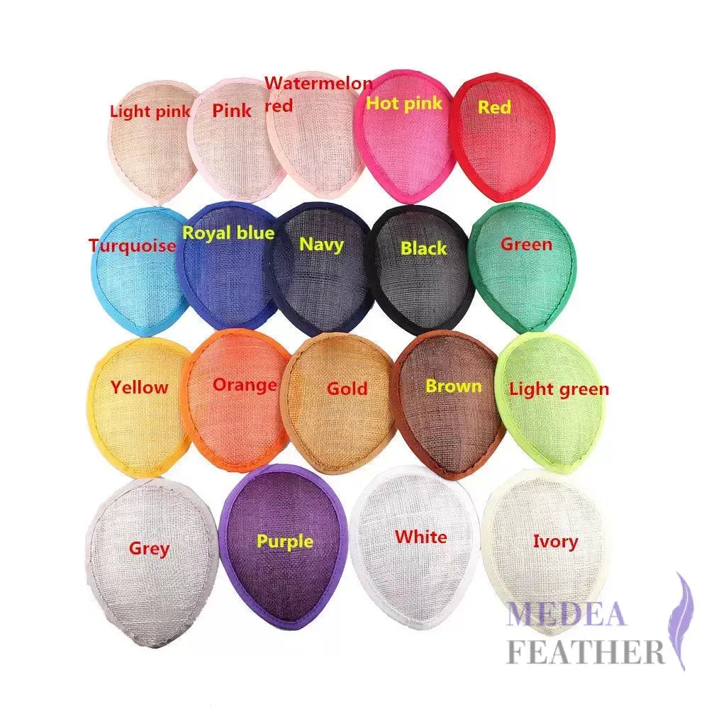 13 CM DIY Fascinator Sinamay Saucer Hat Base ready-to-ship