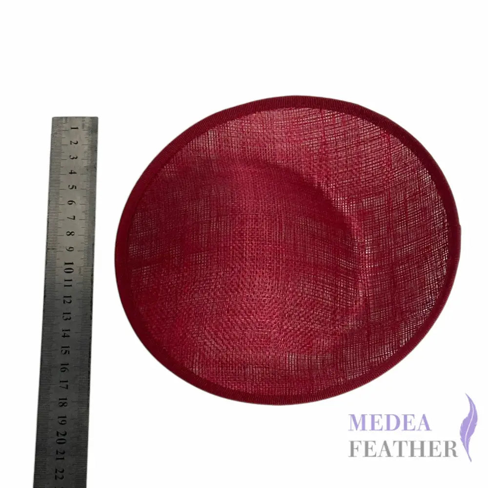 18cm Sloped Sinamay Fascinator Hat Base