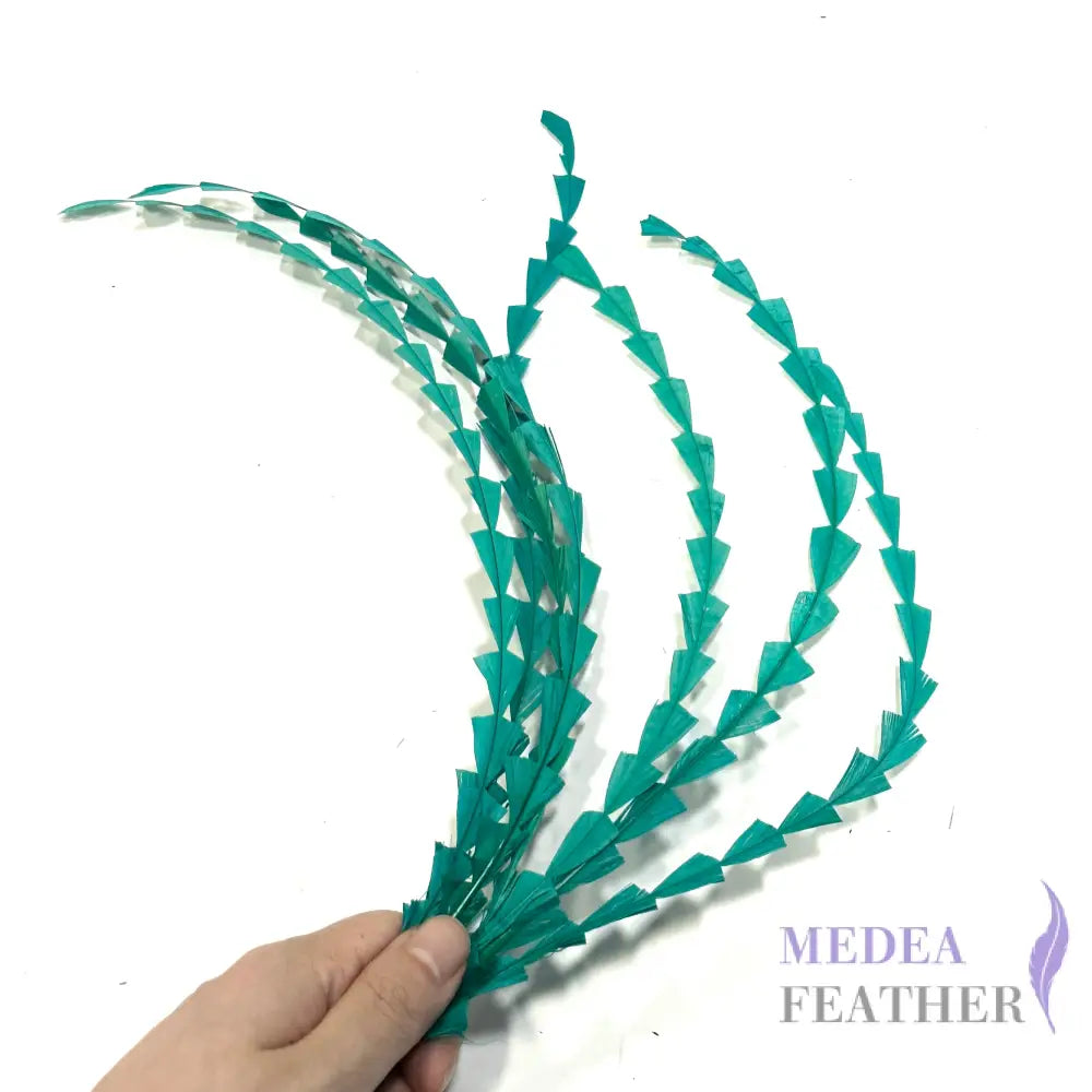 30cm Zigzag Diamond Coque Feather-Pack of 10