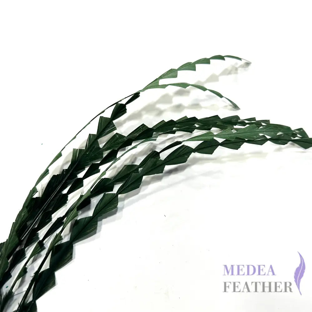 30cm Zigzag Diamond Coque Feather-Pack of 10