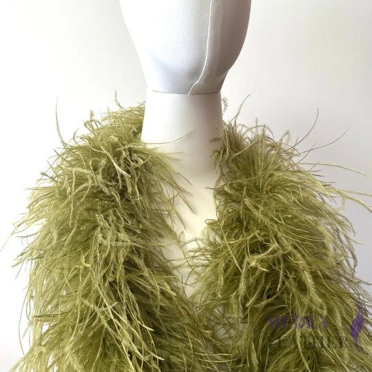 6 Ply Ostrich Feather Fringe Feather Boa (2 yards) FB02 - Custom - Please add text below