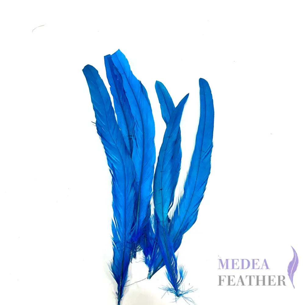 8’’-10’’ Dyed Rooster Coque Tail Feathers- 25 pieces