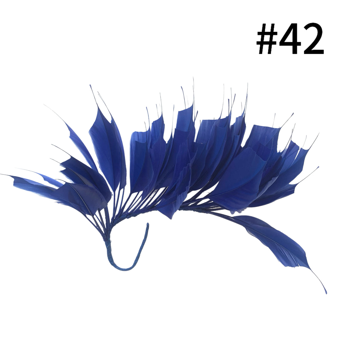 Spiky Goose Feather Wired Hat Mount DS25050D