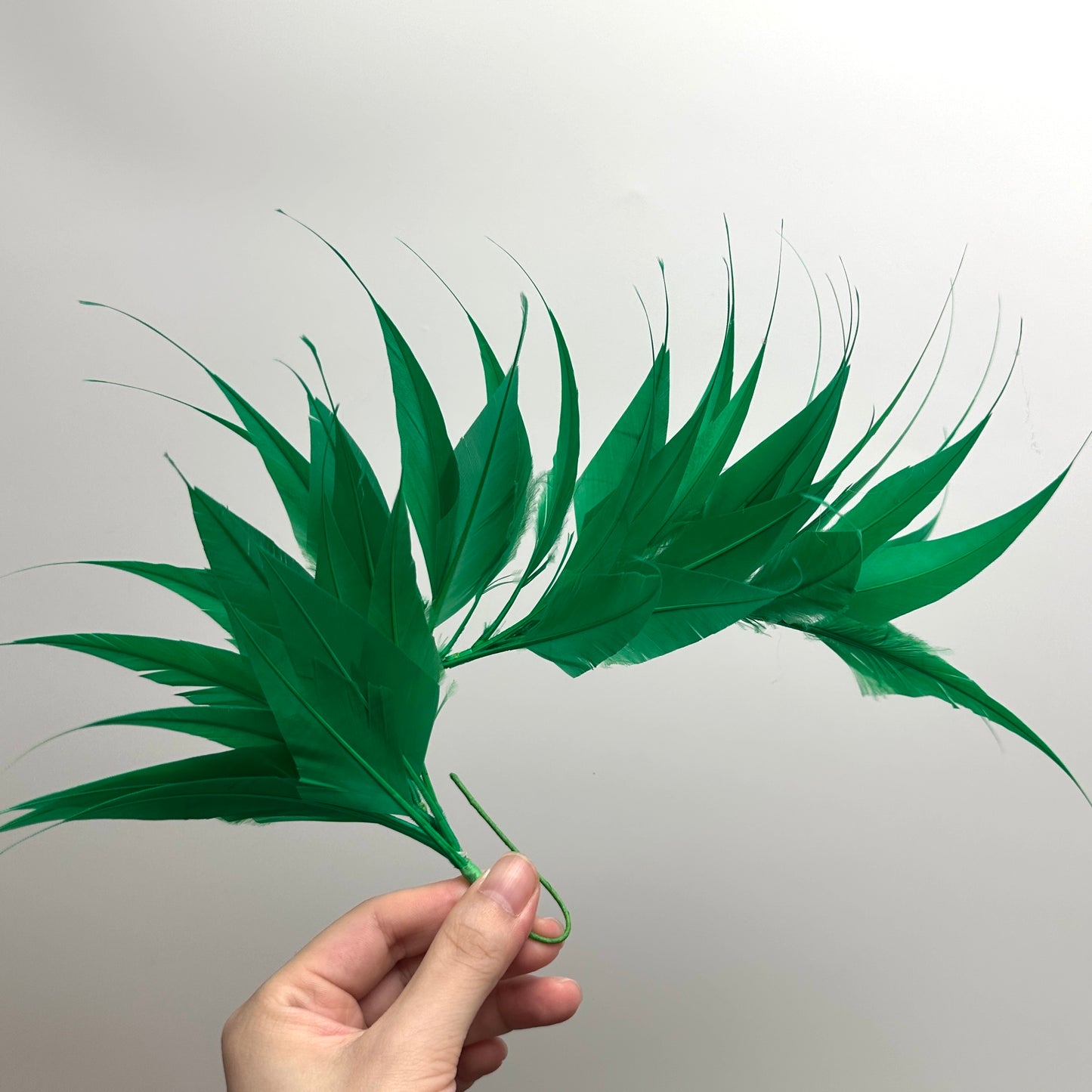 Spiky Arrow Goose Feather Wired Hat Mount