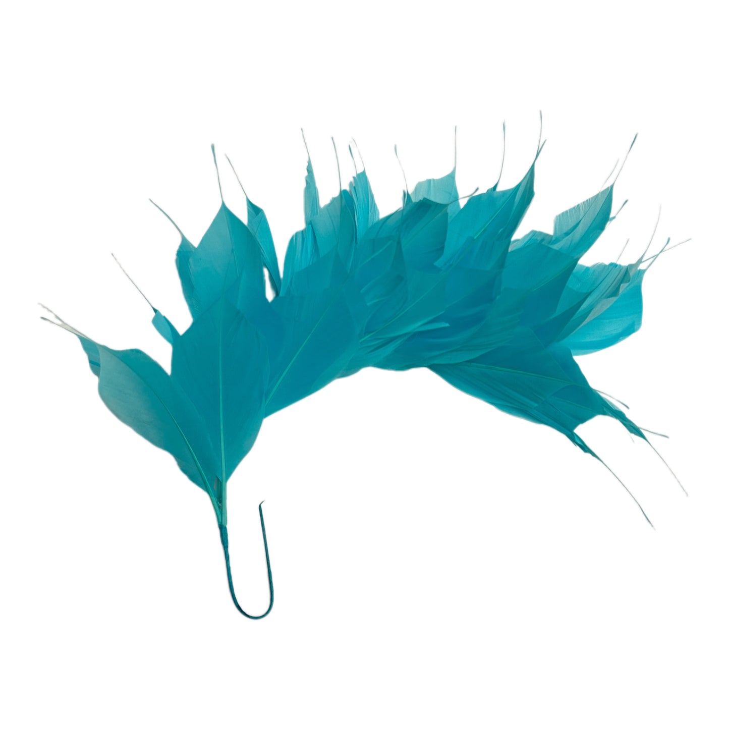 Spiky Goose Feather Wired Hat Mount