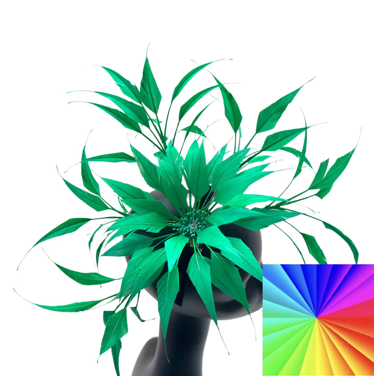 30cm Large Size Arrow Shape Feather Flower Set