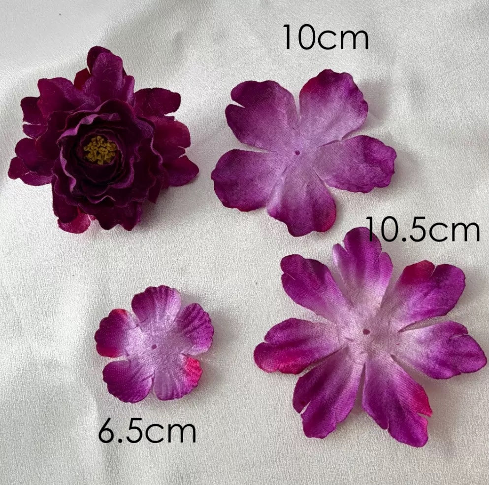 Velvet Fabric Flower Petals-Pack of 10 PETAL01