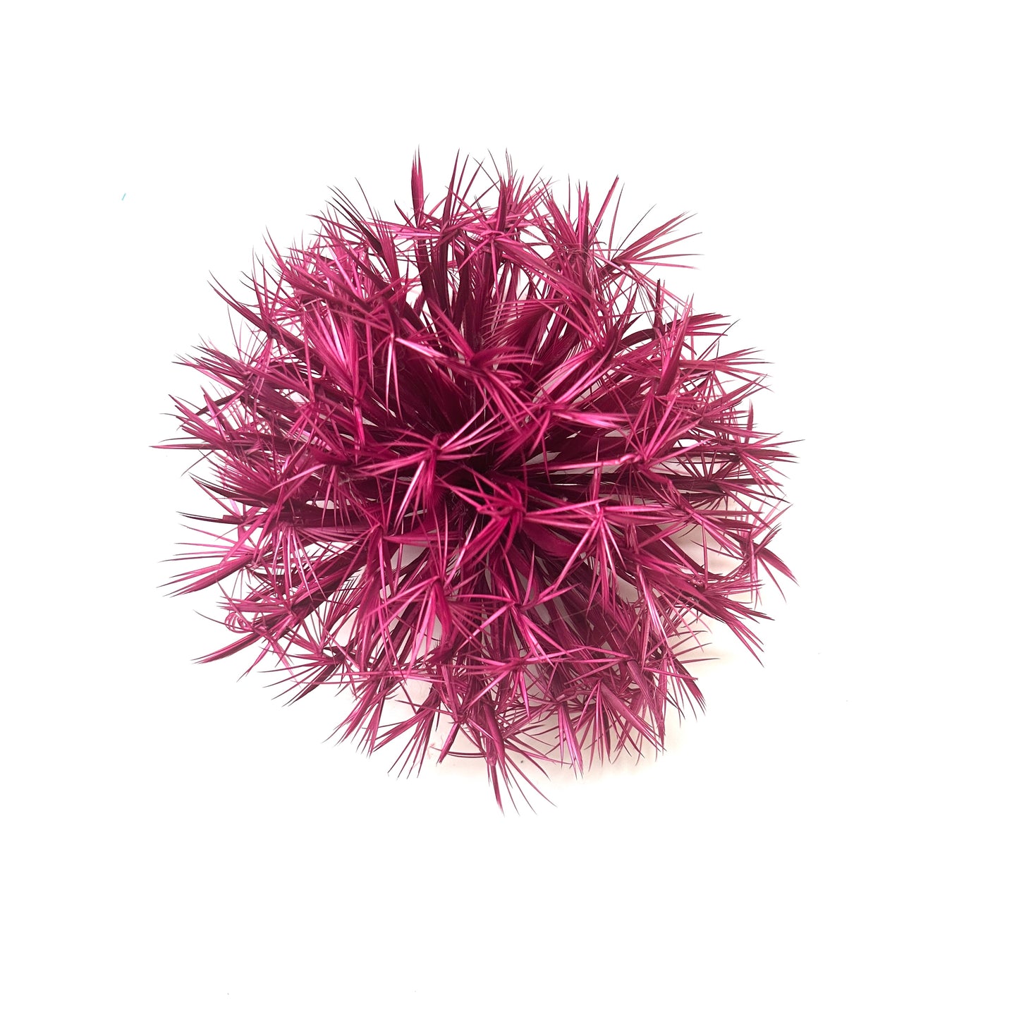 'Snowflake' / Goose Biot Feather Flower Mount