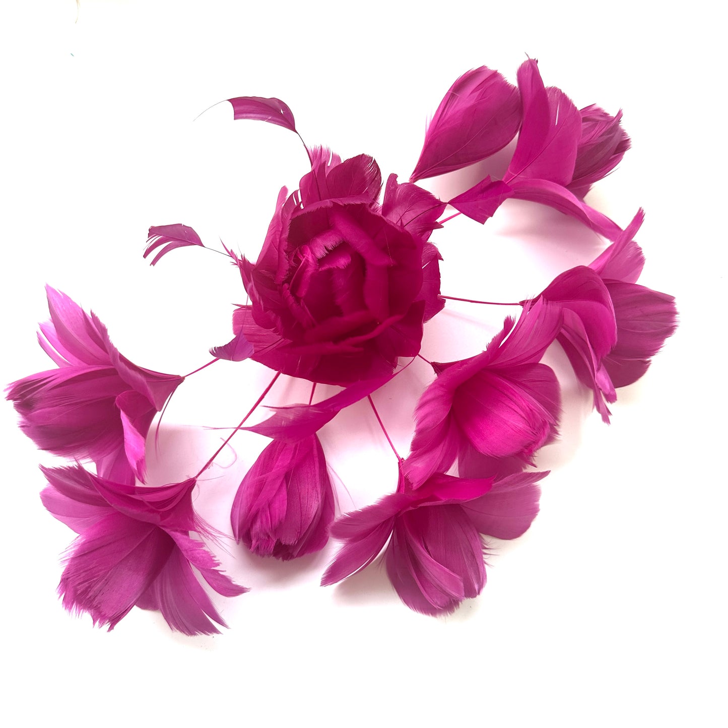 "Valentines Roses"/ Classic Goose Feather Flower Mount