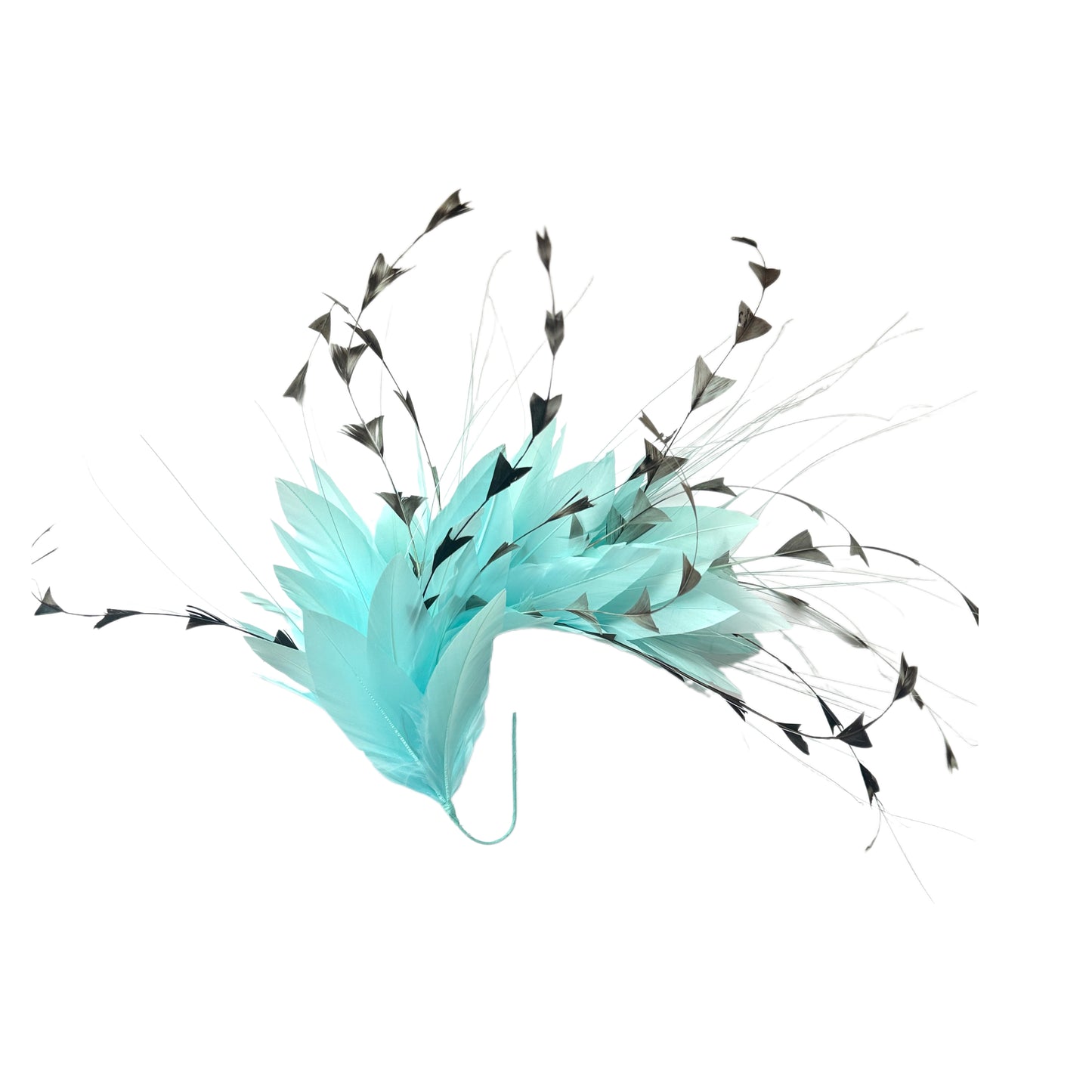 "Starry"/ Handmade Gradient Design Feather Flower Mount