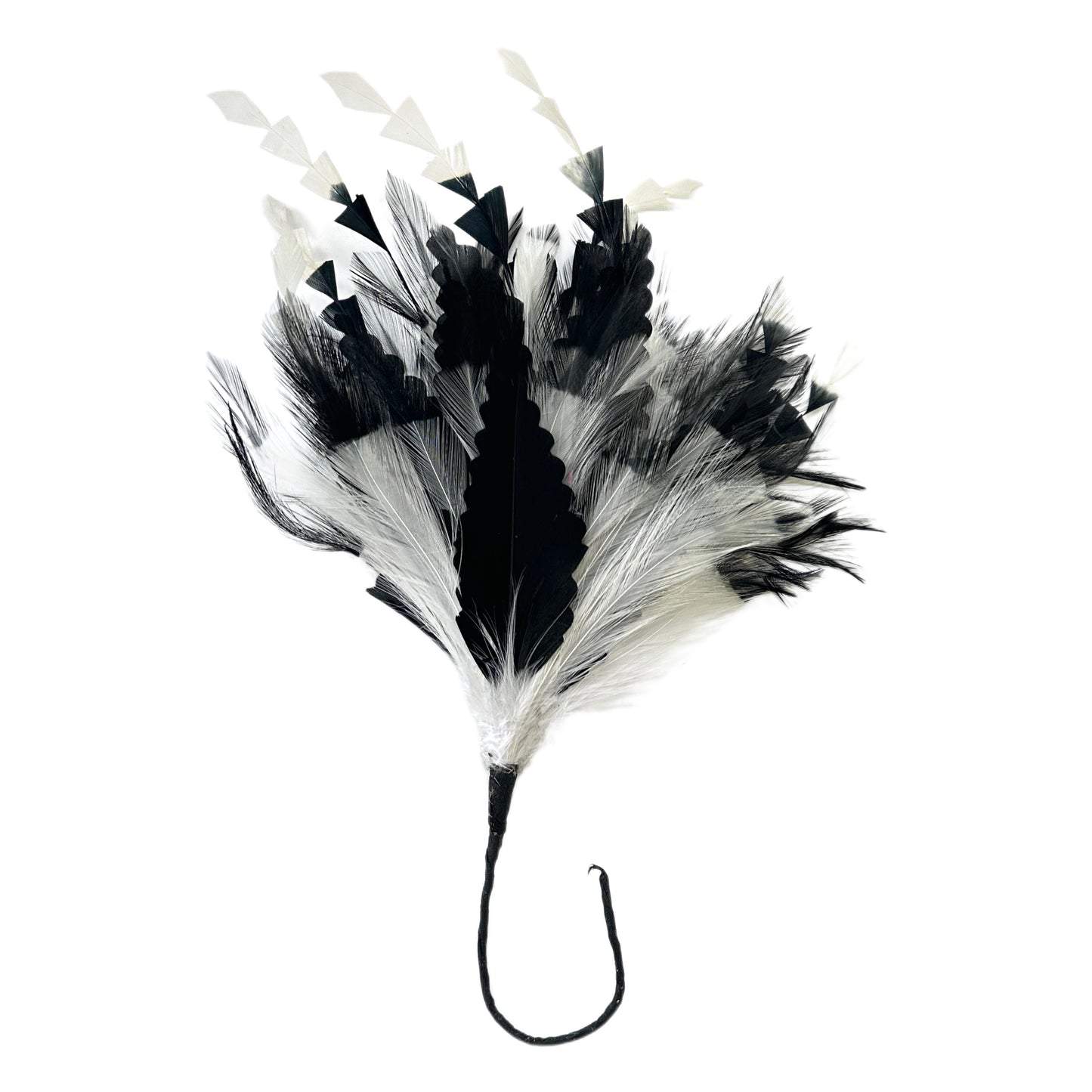 Gradient Goose & Hackle Feather Mount