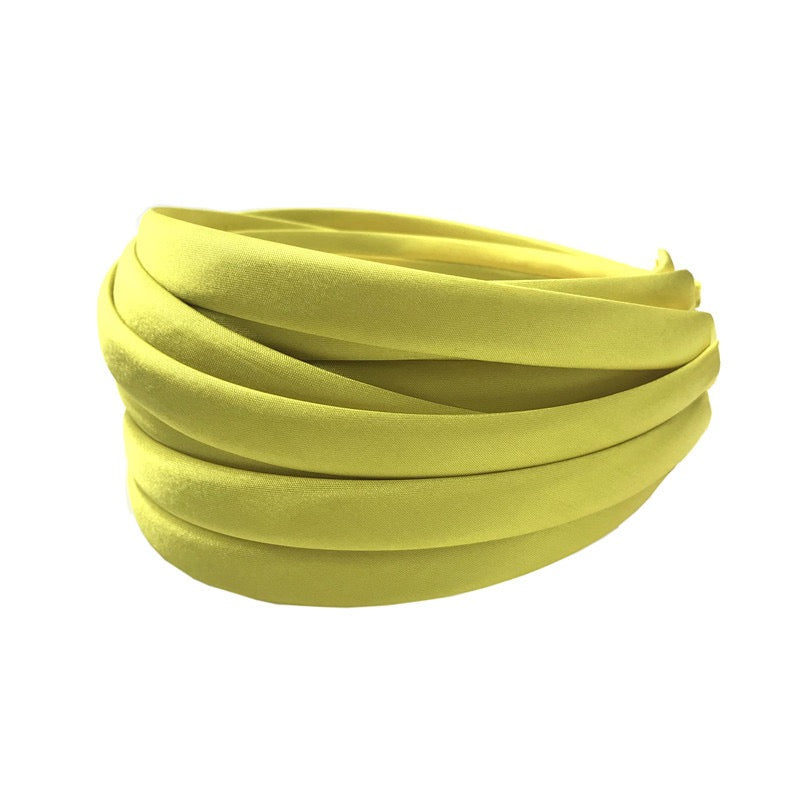 16 colours 20mm Satin Covered Metal Headband