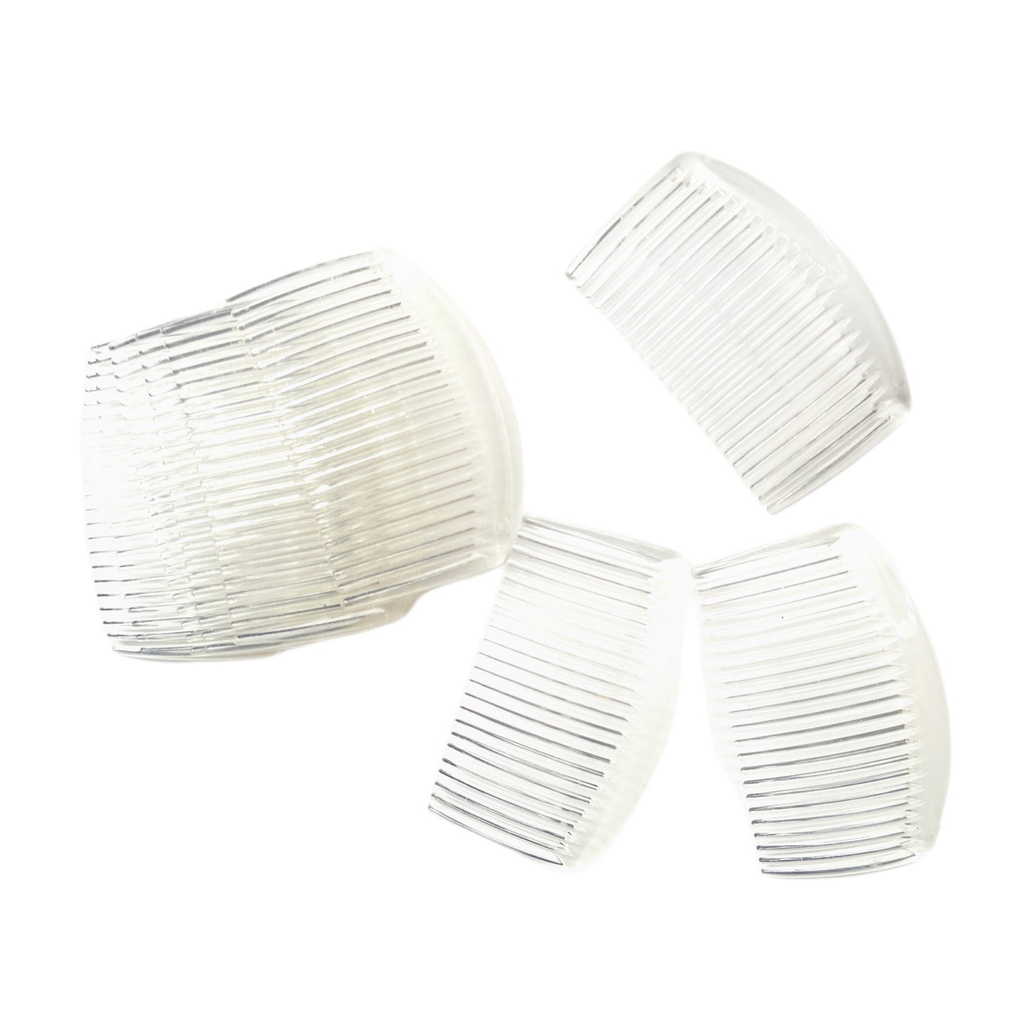 8cm 22Teeth Plastic Hair Comb - Pack of 10