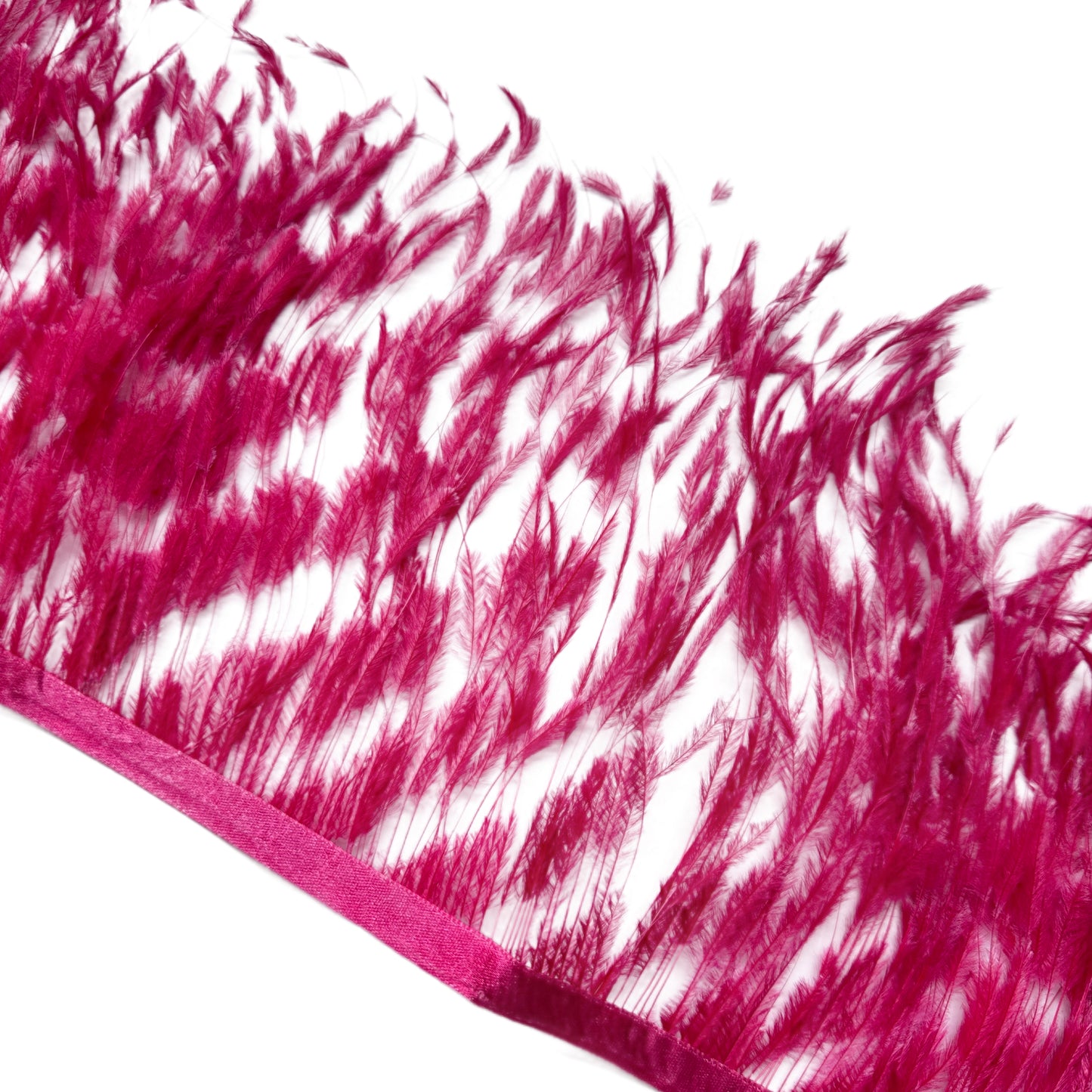 Burnt Ostrich Feather Trim