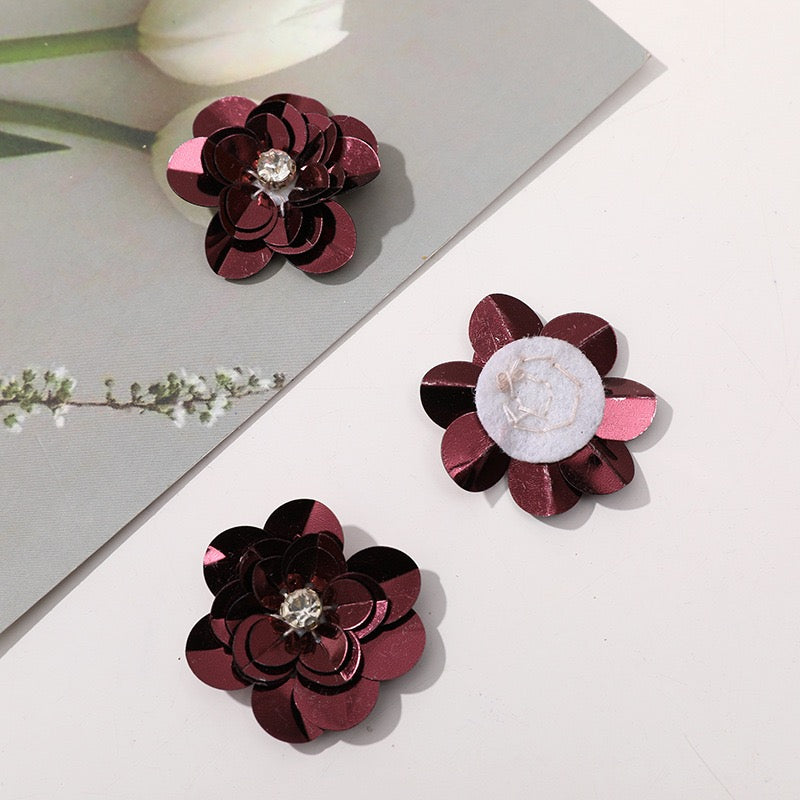 Small Sequin Flower SF01