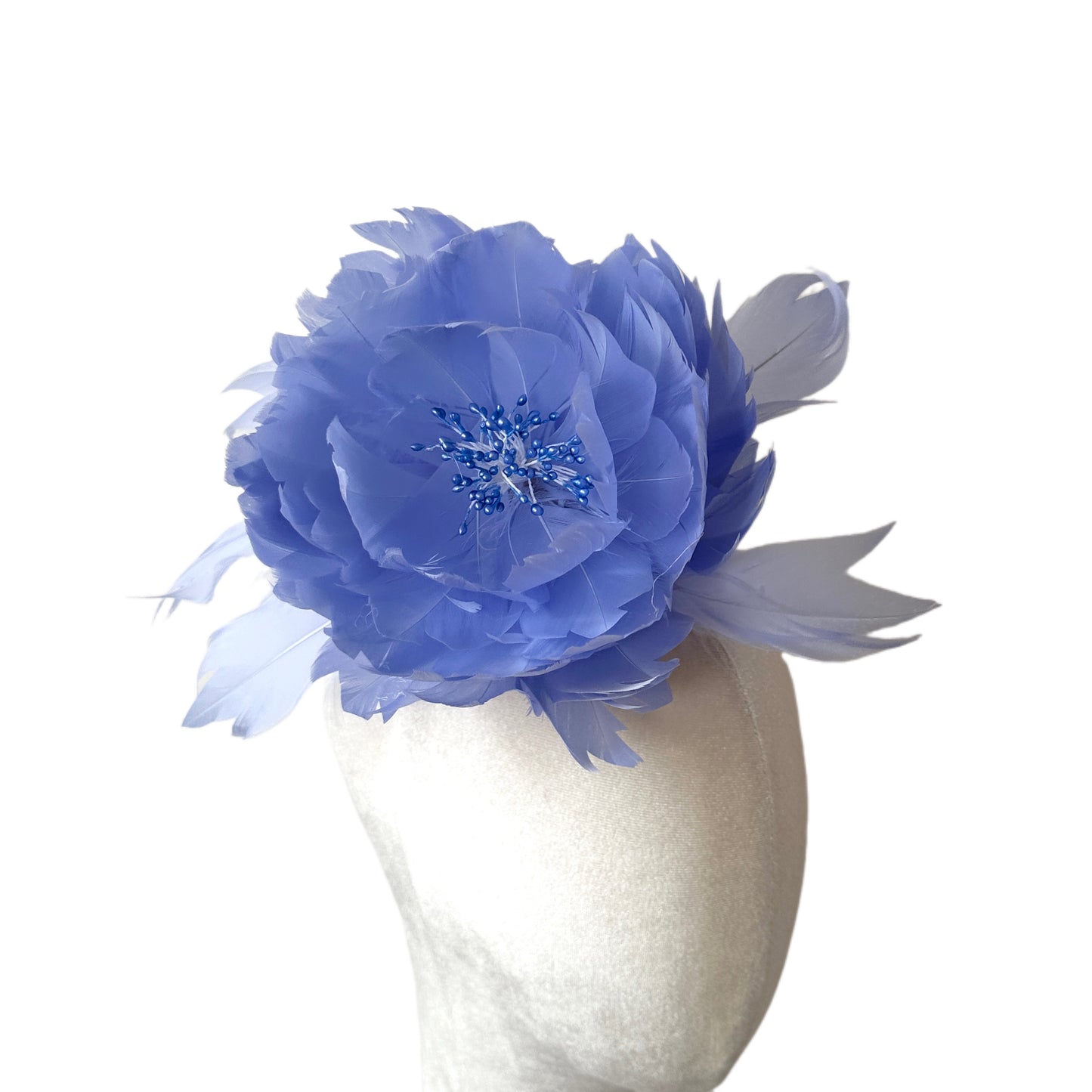 Penoy Goose Feather Flower Millinery Hat Mount FM047