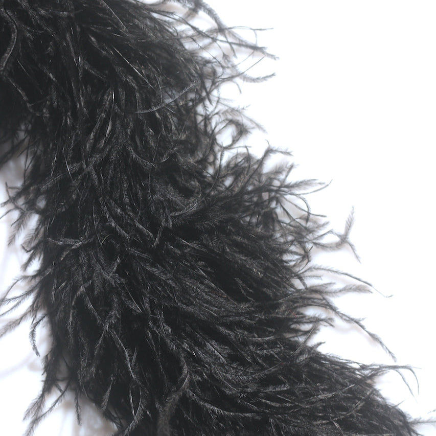 4 Ply Ostrich Feather Fringe Feather Boa (2 yards)