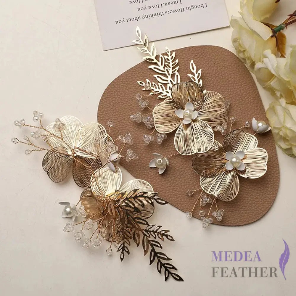 Alloy & Brass Bead Flower