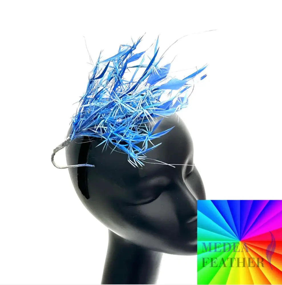 Bead Design Twined Goose Biot Feather Flower Mount FM519 Custom - Please add text below