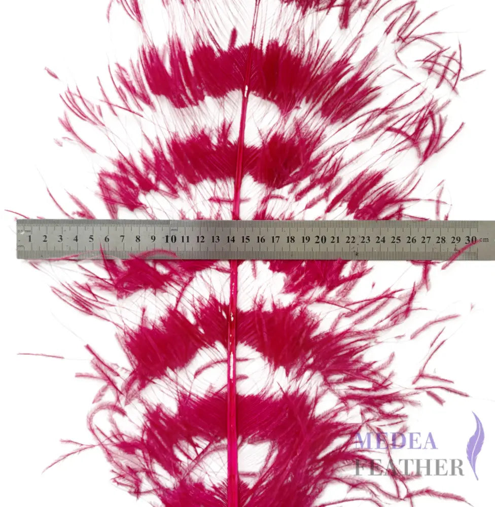 Burnt Ostrich Feather Plume For Millinery Royal Ascot Kentucky Derby 55-60cm