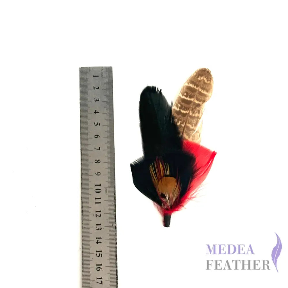 Country Style Feather Hat Mount DS251204B