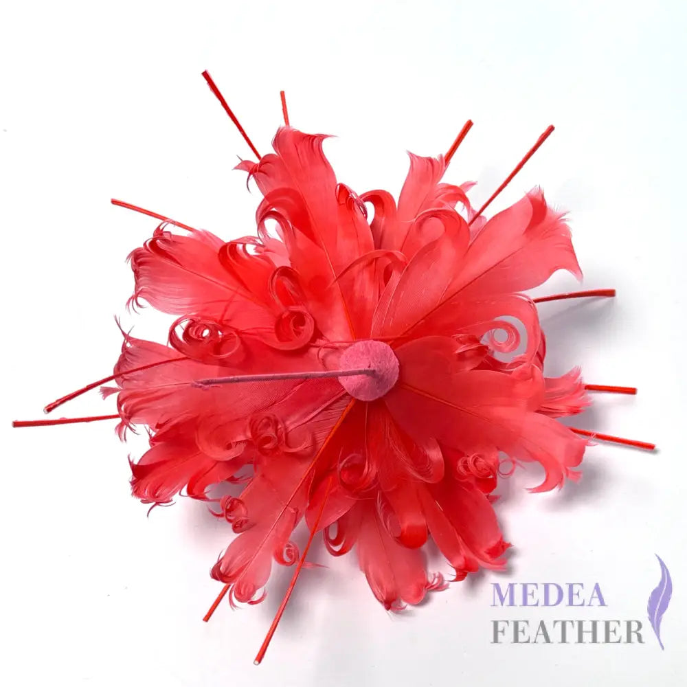 Curly Goose Feather Flower Mount FM416