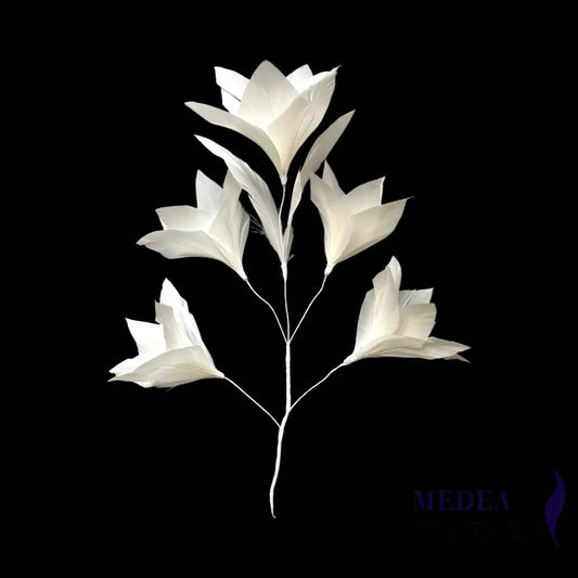 Goose Feather Mount DS260527 - #01 Ivory