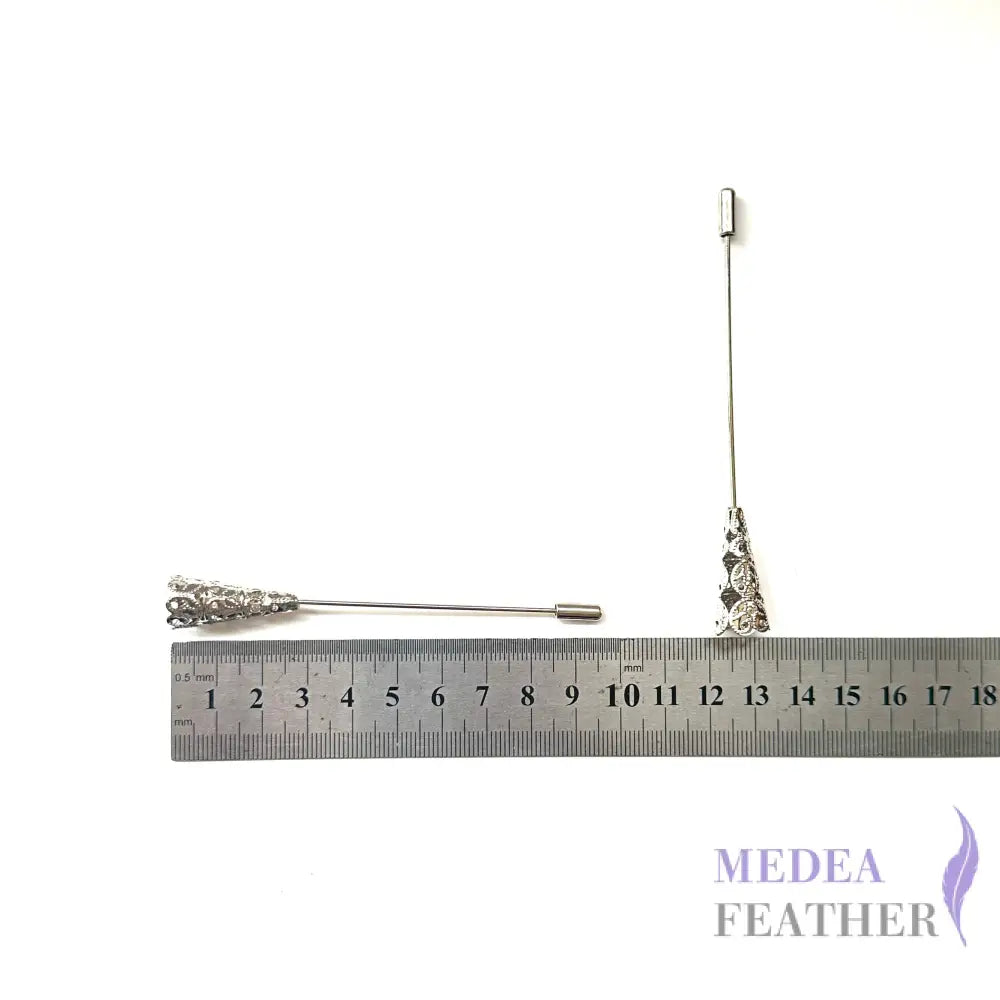 Hollow Copper Metal Brooch Accessories-Pack of 10