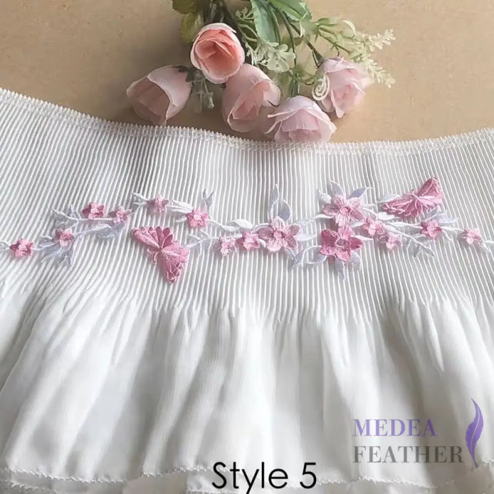 Iron on Flower Leaf Vines Butterflies Embroidery Applique EA01 5