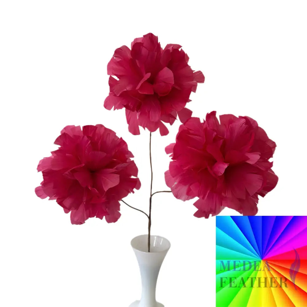 Long-Stemmed Peony Feather Flower Spray FG260712