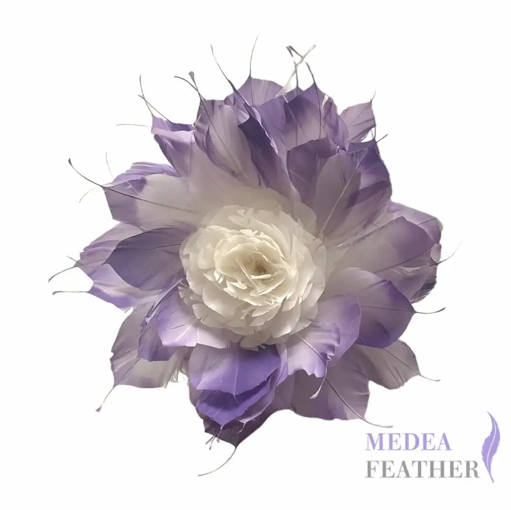 ’Lotus’ Gradient Goose Feather Flower DS260930