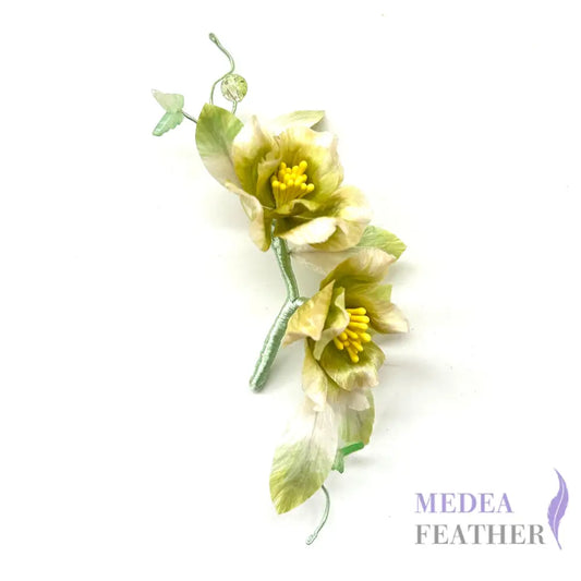 Ronghua Handmade Silk Art | Iris CF02 In stock (light green)