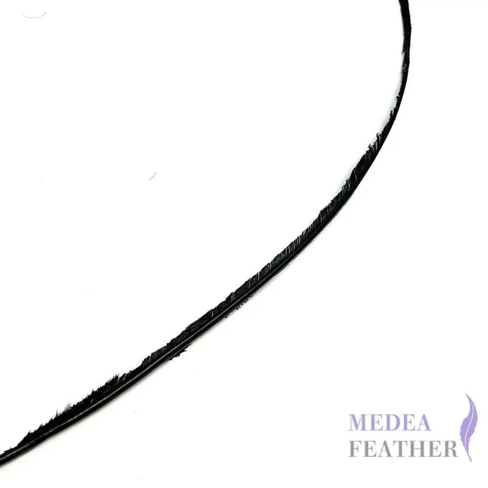 *sales* 50cm Long Black Trimmed Short Ostrich Feather