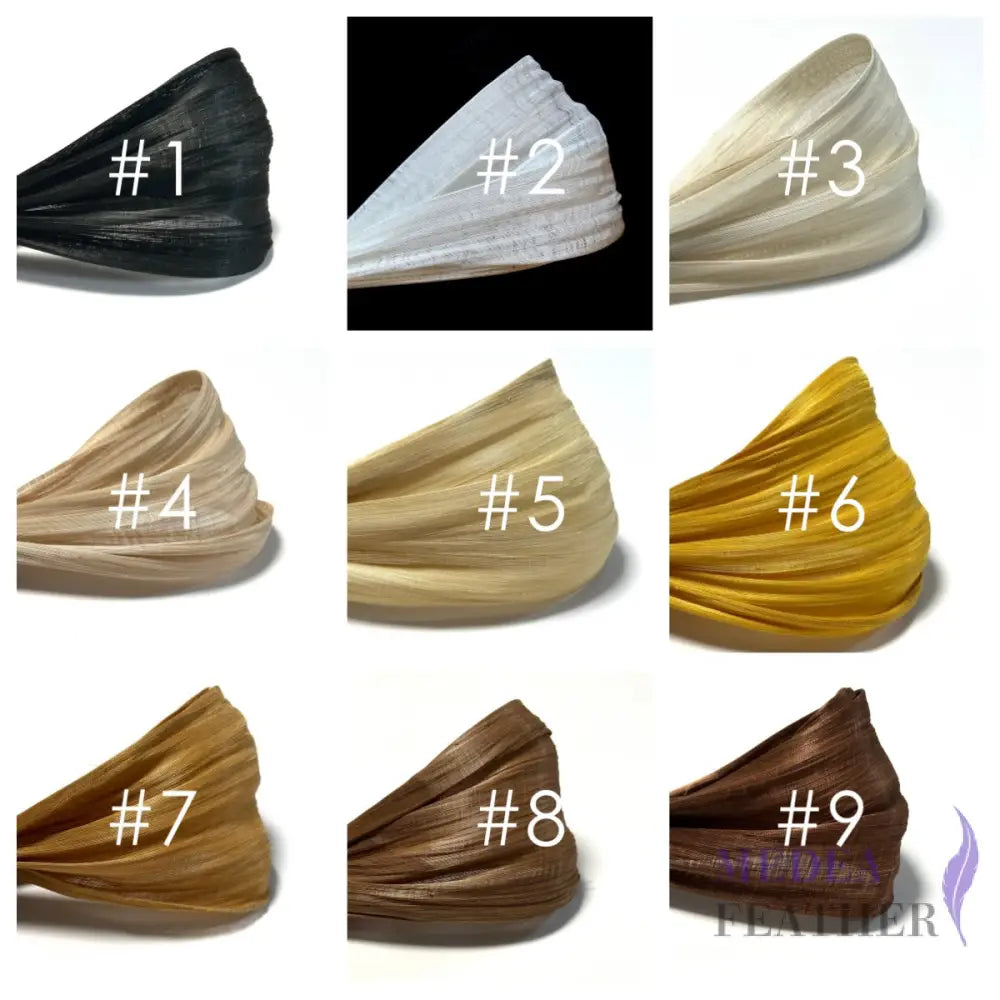 【Sales】NEW COLORS-90cm Wide Silk Abaca Fabric for Hat Making & Millinery ready-to-ship