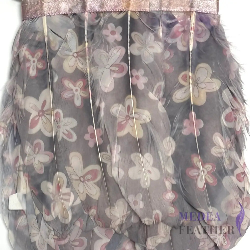 【Sales】Pattern Goose Feather Fringe Trim Flower