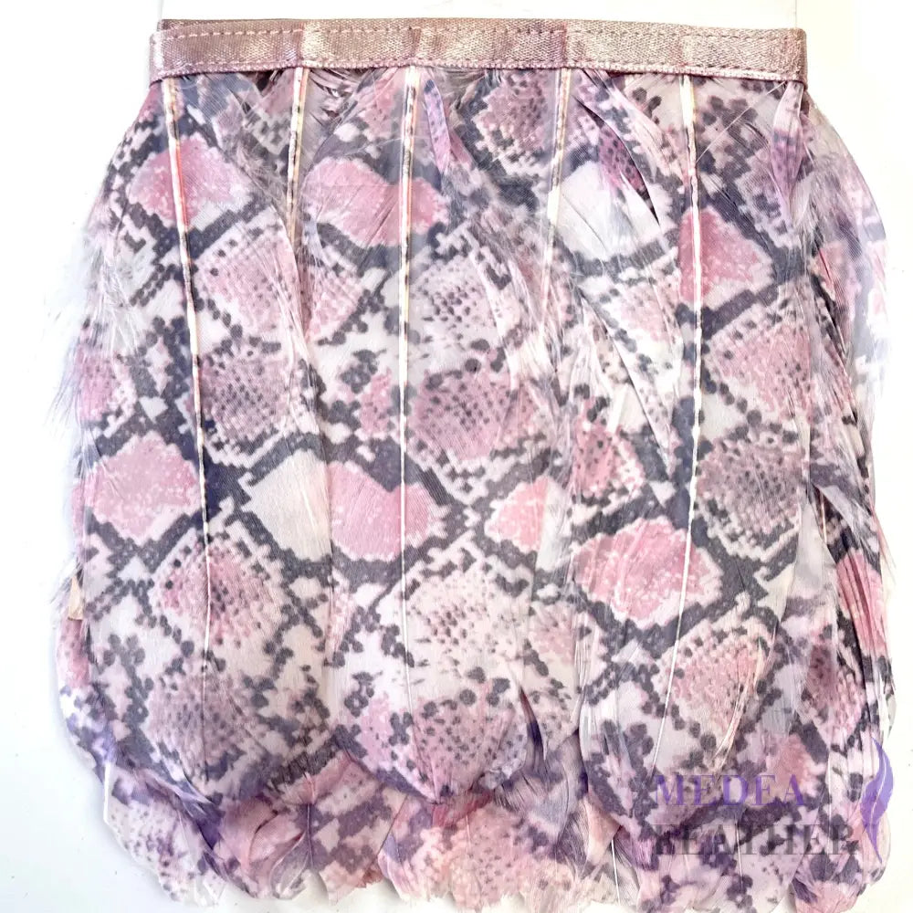【Sales】Pattern Goose Feather Fringe Trim Lace Mesh
