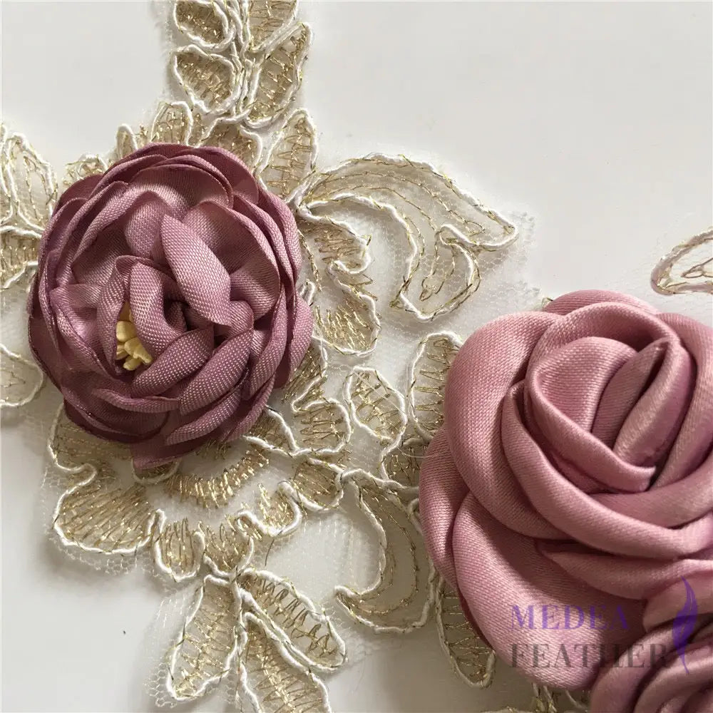Sewing Lace Flower Embroidery Applique EA17