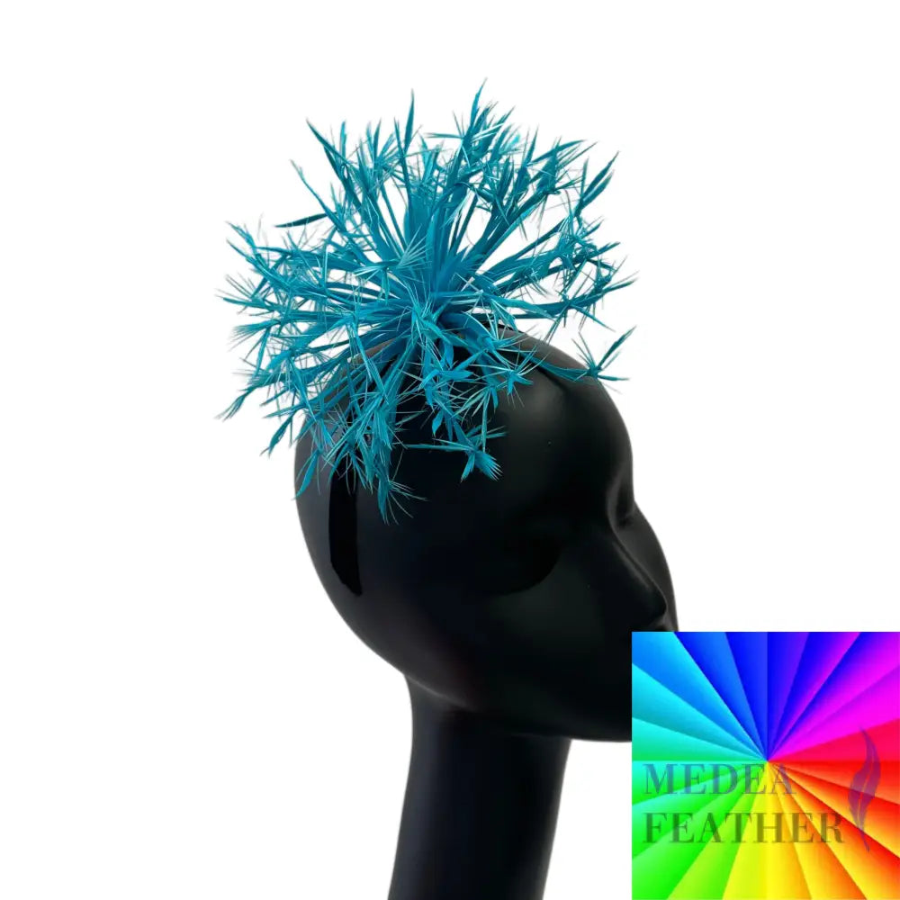 ’Snowflake’ / Goose Biot Feather Flower Mount Custom - Please add text below