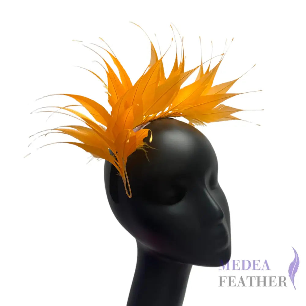 Spiky Arrow Goose Feather Wired Hat Mount DS25050I – MEDEA FEATHER