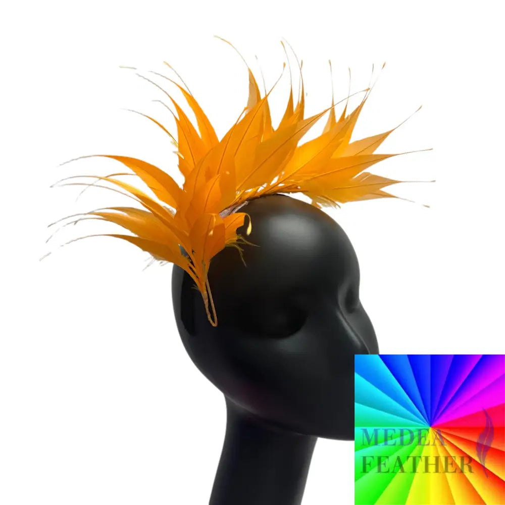 Spiky Arrow Goose Feather Wired Hat Mount Custom