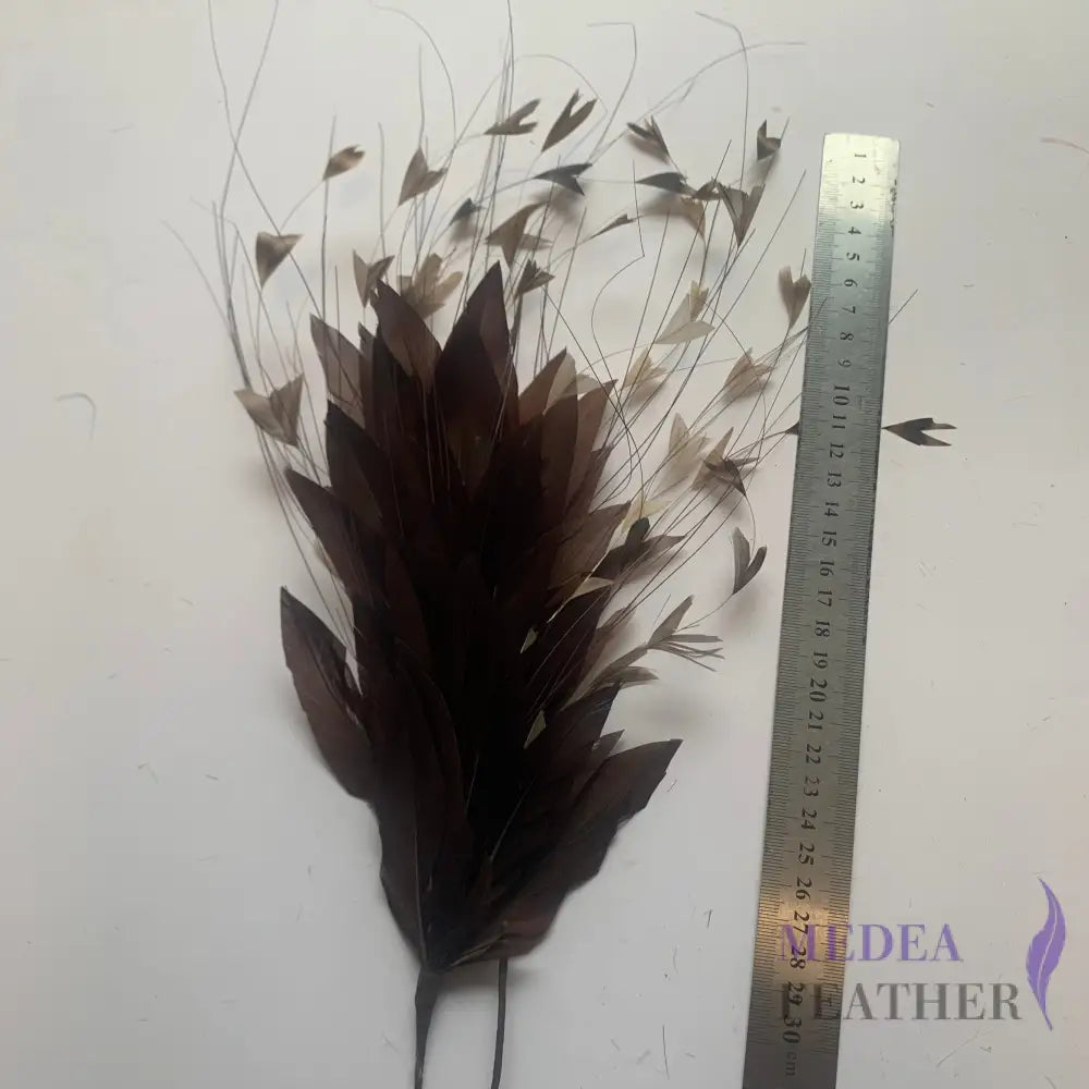 ’Starry’/ Handmade Gradient Design Feather Flower Mount Custom - Please add text below