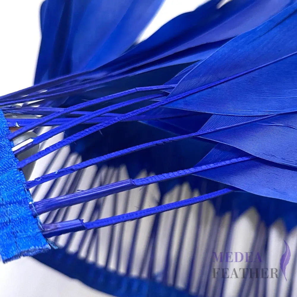 Stripped Goose Feather Trim